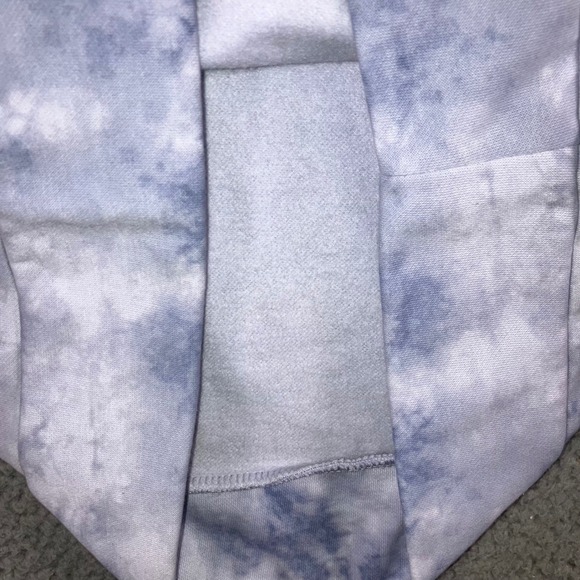 Old Navy Tie Dye Hoodie Men Medium Fleece Sweatshirt Pullover Casual Preppy NWT - Picture 8 of 14